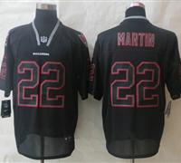 New Tampa Bay Buccaneers #22 Doug Martin Lights Out Black Elite Jerseys