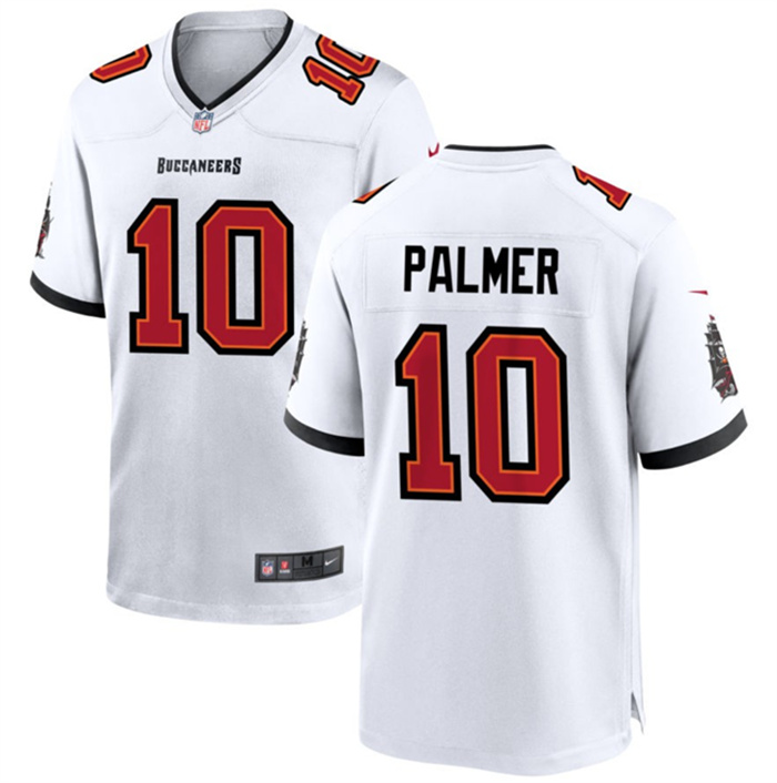 Men's Tampa Bay Buccaneers #10 Trey Palmer White Stitched Game Jersey