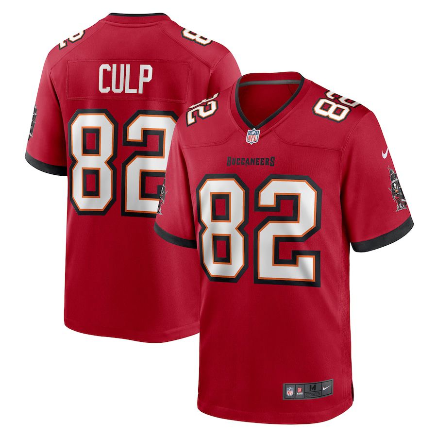 Men's Tampa Bay Buccaneers #82 Devin culp Red Vapor Limited Stitched Jersey