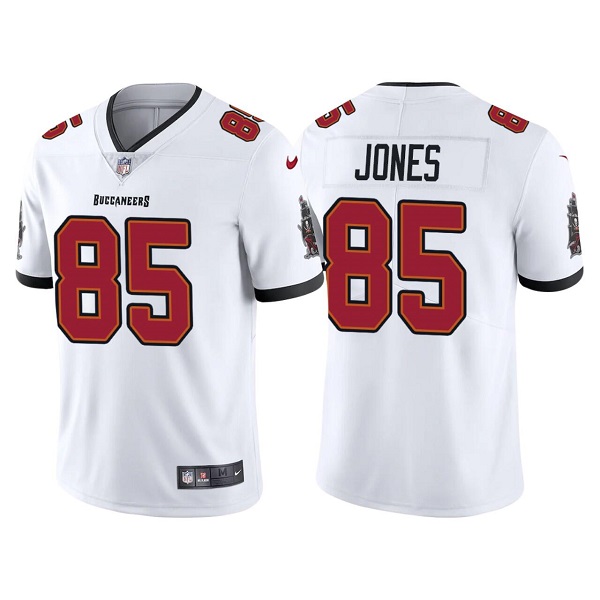 Men's Tampa Bay Buccaneers #85 Julio Jones White Vapor Untouchable Limited Stitched Jersey