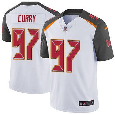 Nike Buccaneers #97 Vinny Curry White Men's Stitched NFL Vapor Untouchable Limited Jersey