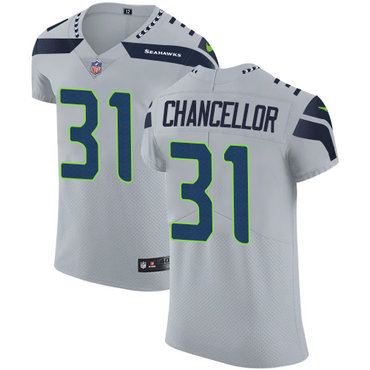 Nike Seahawks #31 Kam Chancellor Grey Alternate Men's Stitched NFL Vapor Untouchable Elite Jersey