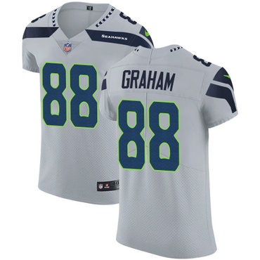 Nike Seahawks #88 Jimmy Graham Grey Alternate Men's Stitched NFL Vapor Untouchable Elite Jersey