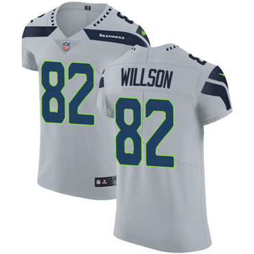 Nike Seahawks #82 Luke Willson Grey Alternate Men's Stitched NFL Vapor Untouchable Elite Jersey