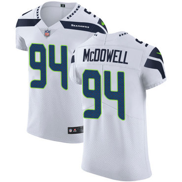 Nike Seahawks #94 Malik McDowell White Men's Stitched NFL Vapor Untouchable Elite Jersey