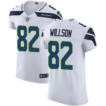 Nike Seahawks #82 Luke Willson White Men's Stitched NFL Vapor Untouchable Elite Jersey