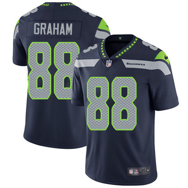 Nike Seahawks #88 Jimmy Graham Steel Blue Team Color Men's Stitched NFL Vapor Untouchable Limited Jersey