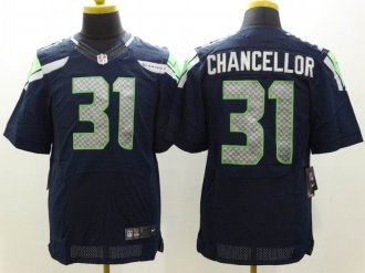 Nike Seattle Seahawks #31 Chancellor Blue Team Color Men's NFL Elite Jerseys