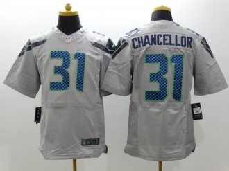 Nike Seattle Seahawks #31 Chancellor Grey Men's NFL Elite Jerseys