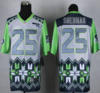 Nike Seattle Seahawks Jersey 25 Richard Sherman 2015 Noble Fashion Elite Jerseys