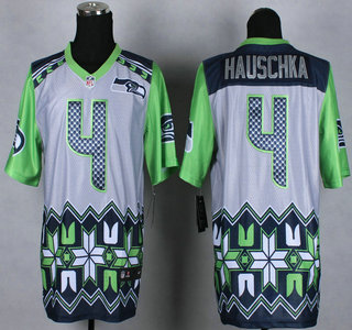 Nike Seattle Seahawks Jersey 4 Steven Hauschka 2015 Noble Fashion Elite Jerseys