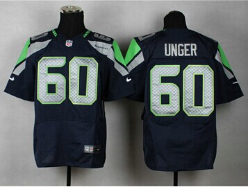 NEW Seattle Seahawks #60 Max Unger Team Color Elite Jersey