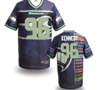 Seattle Seahawks #96 KENNEDY Men's Stitched NFL Elite Fanatical Version Jersey (8)