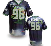 Seattle Seahawks #96 KENNEDY Men's Stitched NFL Elite Fanatical Version Jersey (7)