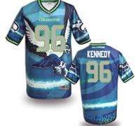 Seattle Seahawks #96 KENNEDY Men's Stitched NFL Elite Fanatical Version Jersey (5)