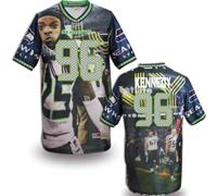 Seattle Seahawks #96 KENNEDY Men's Stitched NFL Elite Fanatical Version Jersey (4)