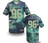 Seattle Seahawks #96 KENNEDY Men's Stitched NFL Elite Fanatical Version Jersey (2)