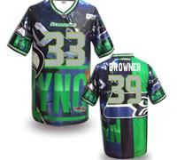 Seattle Seahawks #39 BROWNER Men's Stitched NFL Elite Fanatical Version Jersey (10)