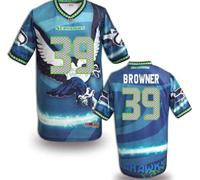 Seattle Seahawks #39 BROWNER Men's Stitched NFL Elite Fanatical Version Jersey (5)