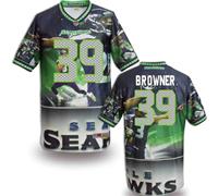 Seattle Seahawks #39 BROWNER Men's Stitched NFL Elite Fanatical Version Jersey (3)