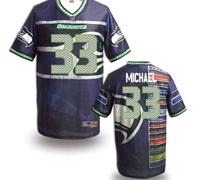 Seattle Seahawks #33 MICHAEL Men's Stitched NFL Elite Fanatical Version Jersey (8)