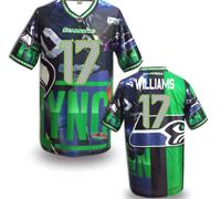 Seattle Seahawks #17 WILLIAMS Men's Stitched NFL Elite Fanatical Version Jersey (10)