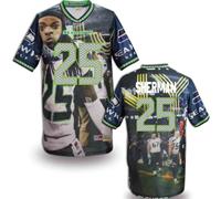 Seattle Seahawks #25 SHERMAN Men's Stitched NFL Elite Fanatical Version Jersey (4)