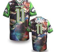 Seattle Seahawks #11 HARVIN Men's Stitched NFL Elite Fanatical Version Jersey (11)