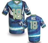 Seattle Seahawks #18 RICE Men's Stitched NFL Elite Fanatical Version Jersey (5)