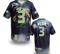 Seattle Seahawks #3 WILSON Men's Stitched NFL Elite Fanatical Version Jersey (7)