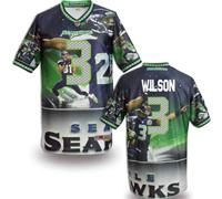 Seattle Seahawks #3 WILSON Men's Stitched NFL Elite Fanatical Version Jersey (3)