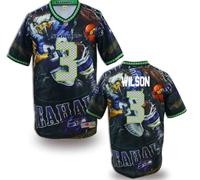 Seattle Seahawks #3 WILSON Men's Stitched NFL Elite Fanatical Version Jersey (1)