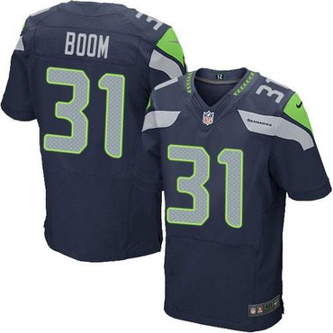 NEW Seattle Seahawks #31 Kam Chancellor Steel Blue Team Color NFL Legion of Boom Elite Jersey