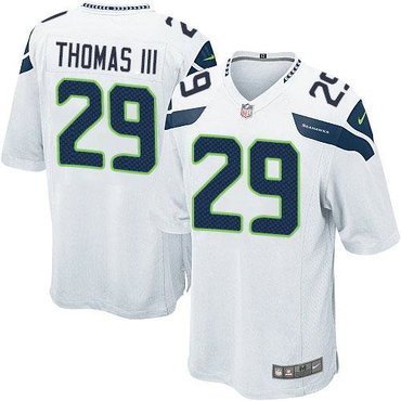 Nike Seattle Seahawks #29 Earl Thomas III White NFL Game Jersey