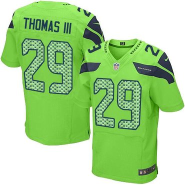 Nike Seattle Seahawks #29 Earl Thomas III Green Alternate NFL Elite Jersey