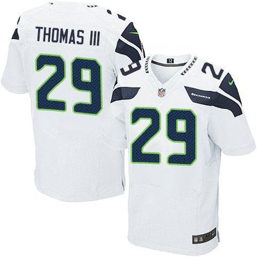 Nike Seattle Seahawks #29 Earl Thomas III White NFL Elite Jersey