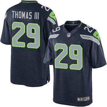 Nike Seattle Seahawks #29 Earl Thomas III Steel Blue Team Color NFL Limited Jersey