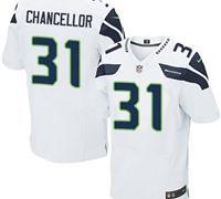 New Seattle Seahawks #31 Kam Chancellor White NFL Elite Jersey