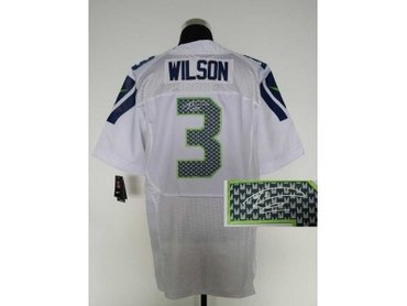 NEW jerseys seattle seahawks #3 wilson white(Elite signature)