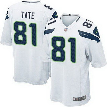 2012 NEW NFL Seattle Seahawks 81 Golden Tate white Jerseys (Limited)