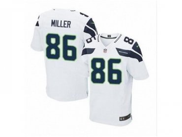 NEW NFL Seattle Seahawks #86 Zach miller white Jerseys(Elite)