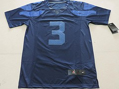 New Wilson Seattle Seahawks Drenched Limited Jersey - Navy Blue