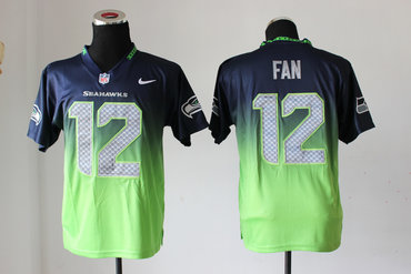 2013 NFL Nlike seattle seahawks #12 Fan Drift Fashion II Elite Jerseys