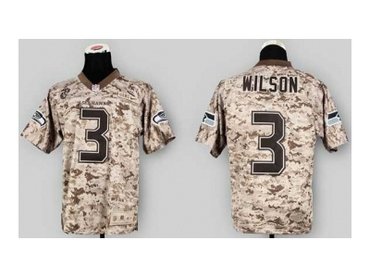 NEW jerseys seattle seahawks #3 wilson camo(2013 new Elite)(USMC)