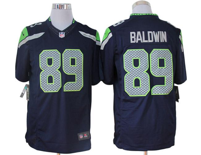 2012 NEW NFL Seattle Seahawks 89 Doug Baldwin Blue Jerseys (Limited)