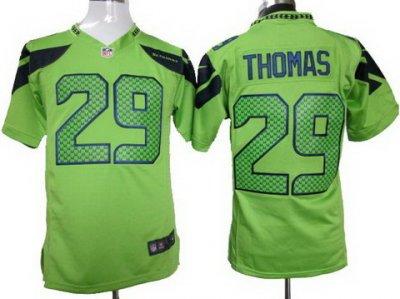 2012 NEW NFL Seattle Seahawks 29 Earl Thomas Green Jerseys (Game)