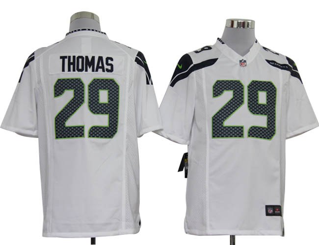 2012 NEW NFL Seattle Seahawks 29 Earl Thomas White Jerseys (Game)