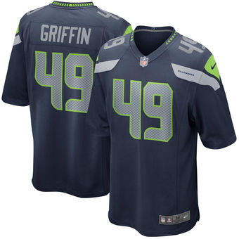 Men's Seattle Seahawks Shaquem Griffin Nike Navy 2018 NFL Draft Pick Limited Jersey