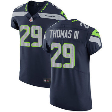 Nike Seahawks #29 Earl Thomas III Steel Blue Team Color Men's Stitched NFL Vapor Untouchable Elite Jersey