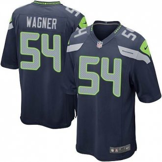 Nike Seattle Seahawks #54 Bobby Wagner Steel Blue Team Color NFL Game Jersey